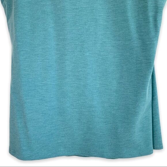 Message Factory Faux Wrap Top - Picture 6 of 7